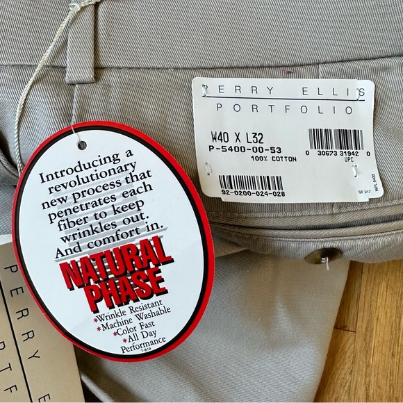 Perry Ellis Portfolio Chinos 40x32 - Picture 6 of 8